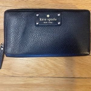 Kate Spade Berkshire Road Black Leather Wallet